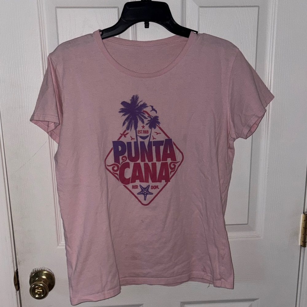 Pink Graphic Short Sleeve Tee